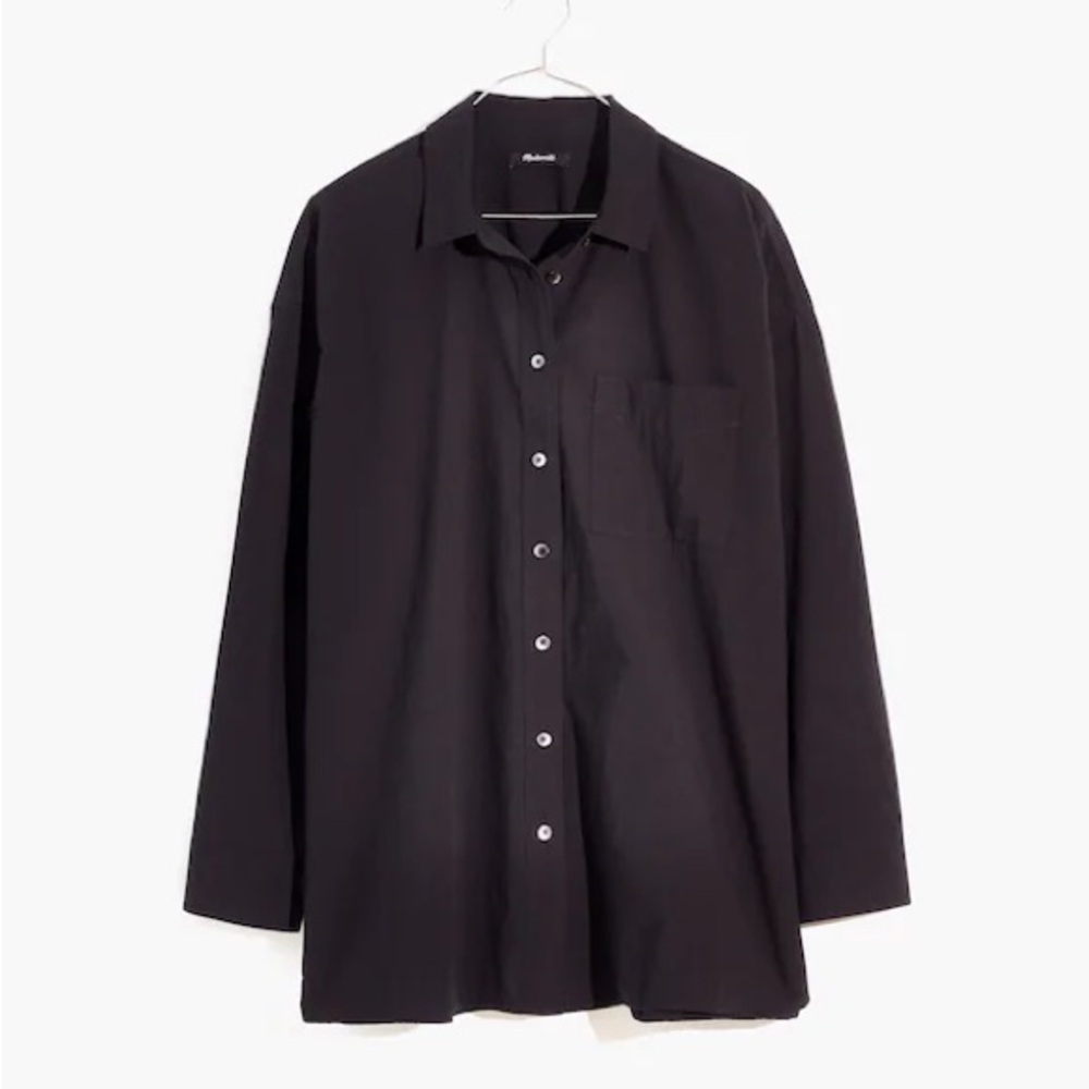 Madewell The Signature Poplin Oversized Shirt